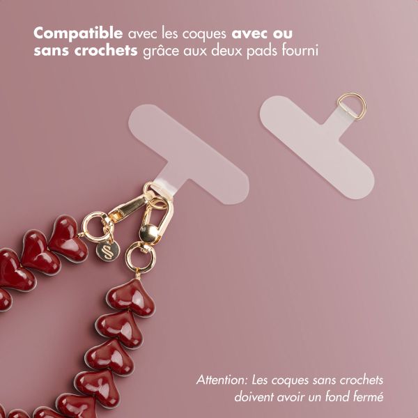 Selencia Lova Dragonne - Burgundy