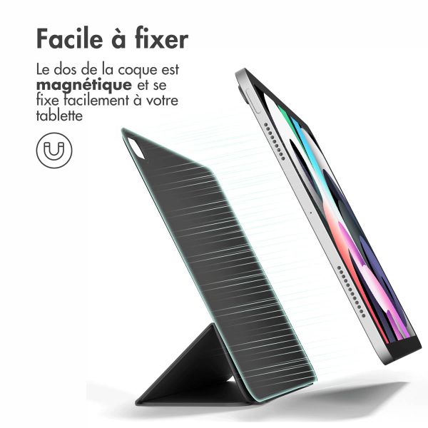 imoshion Magnetic etui de téléphone portefeuille Apple iPad 11 (2025) 11 pouces A16 / iPad 10 (2022) 10.9 pouces - Noir