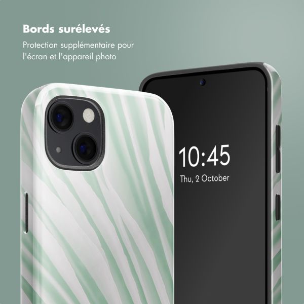 Selencia Coque arrière Vivid avec MagSafe Apple iPhone 13 - Nature Grayed Jade