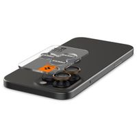 Spigen GLAStR Verre protecteur de caméra 2 pack Apple iPhone 17 Pro / 17 Pro Max / 16 Pro / 16 Pro Max / 15 Pro / 15 Pro Max / 14 Pro / 14 Pro Max - Titane Désert
