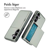 imoshion Coque arrière avec porte-cartes Samsung Galaxy S24 FE - Vert foncé