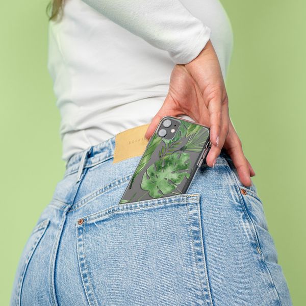 imoshion Coque Design Samsung Galaxy A41 - Monstera Leaves