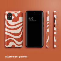 Selencia Coque arrière Vivid Tough Samsung Galaxy A51 - Dream Swirl Orange