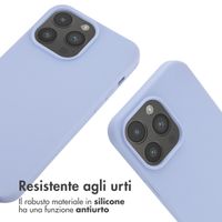 imoshion Coque en silicone avec cordon Apple iPhone 14 Pro Max - Violet