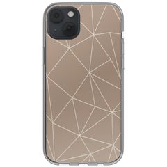 imoshion Coque Design iPhone 14 - Graphic Lines Beige