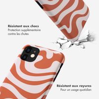 Selencia Coque arrière Vivid Tough iPhone 11 - Dream Swirl Orange