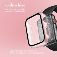 imoshion Coque rigide à couverture complète Apple Watch 7 / 8 / 9 - 45 mm - Rose Doré