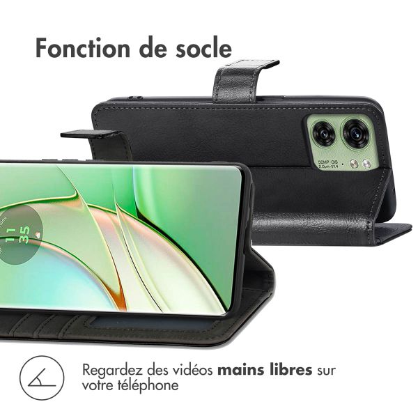 imoshion Étui de télephone portefeuille Motorola Edge 40 - Noir