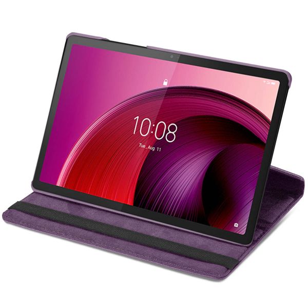 imoshion Coque tablette rotatif à 360° Lenovo Tab M10 5G - Violet