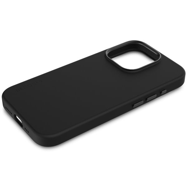 Decoded Coque en silicone MagSafe iPhone 15 Pro Max - Noir