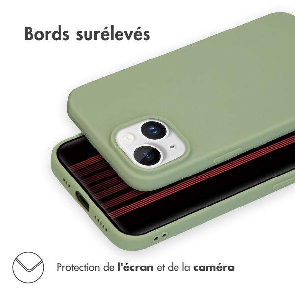 imoshion Coque Couleur Apple iPhone 15 - Olive Green