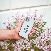 imoshion Coque Design iPhone 11 - Live Laugh Love - Noir