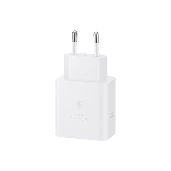 Samsung Adaptateur de charge Super Fast Charging USB-C original – 45 watts – Blanc