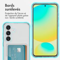 imoshion Coque silicone avec porte-cartes Samsung Galaxy S25 FE - Transparent