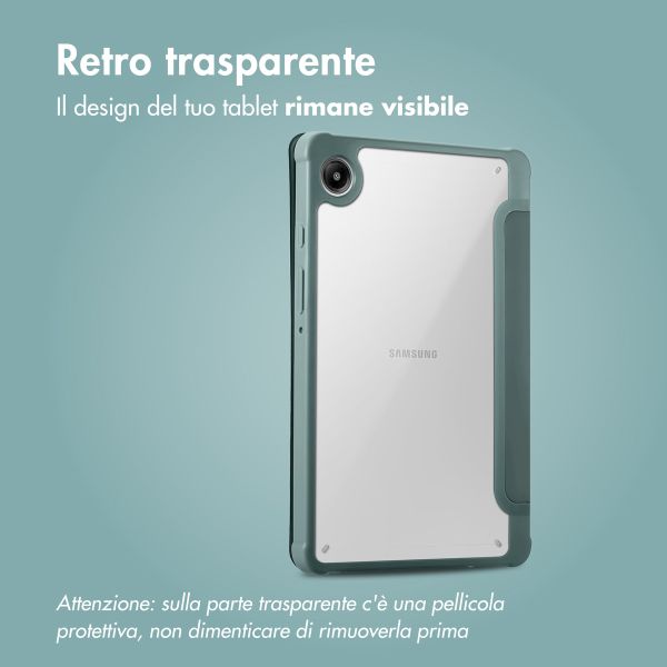 imoshion Coque tablette Origami Samsung Galaxy Tab A9 Plus - Vert foncé