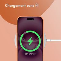 imoshion Coque Couleur Apple iPhone 16 - Apricot Crush Orange