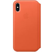 Apple Étui de téléphone Leather Folio Apple iPhone X - Sunset