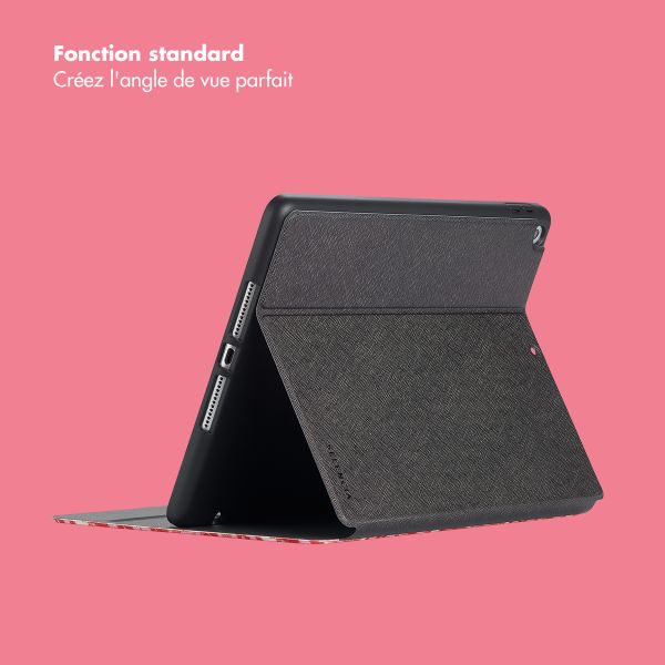 Selencia Coque tablette Vivid Apple iPad 9 (2021) 10.2 pouces / iPad 8 (2020) 10.2 pouces / iPad 7 (2019) 10.2 pouces - Wild Spots Lipstick