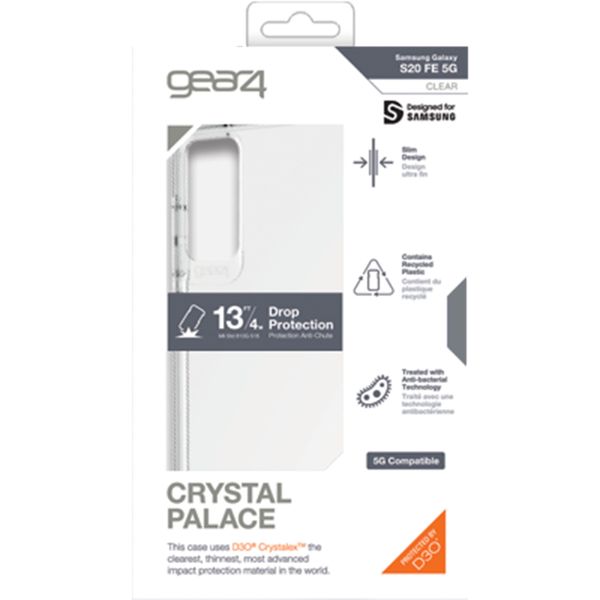 ZAGG Coque Crystal Palace Samsung Galaxy S20 FE - Transparent