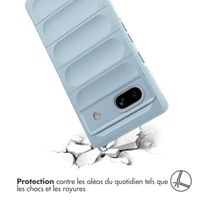 imoshion Coque arrière EasyGrip Google Pixel 7a - Bleu clair