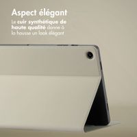 Accezz Coque tablette Classic Samsung Galaxy Tab A11 - Greige