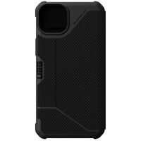 UAG Etui de téléphone portefeuille Metropolis iPhone 14 Plus - Kevlar Black