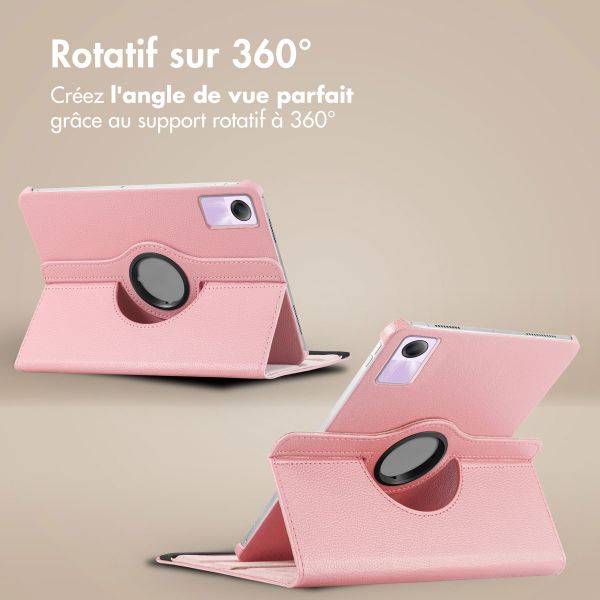 imoshion Coque tablette rotatif à 360° Xiaomi Redmi Pad SE - Rose