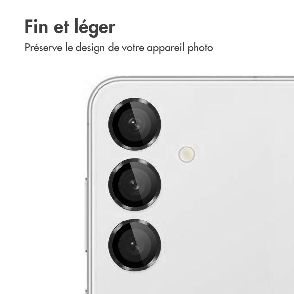 imoshion Lot de 2 protections d'objectif de caméra Samsung Galaxy S24 - Noir