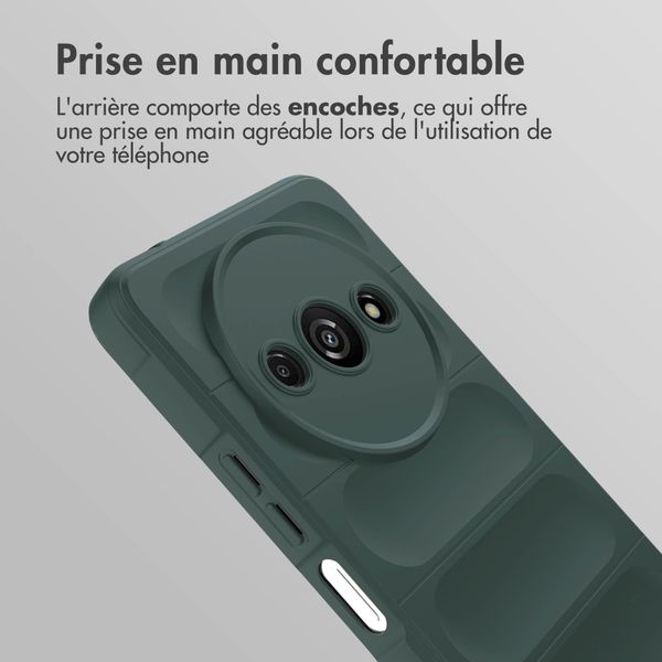 imoshion Coque arrière EasyGrip Xiaomi Redmi A3 - Vert foncé