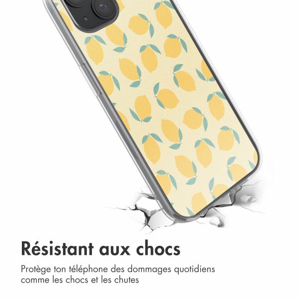 imoshion Coque design pour iPhone 15 - Citrus Dream