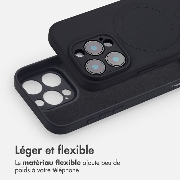 imoshion Coque Couleur avec MagSafe Apple iPhone 16 Pro Max - Noir