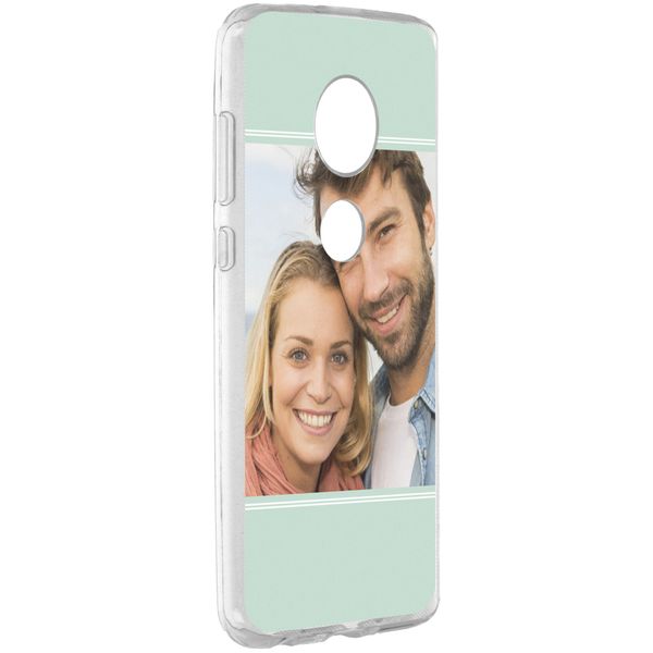 Concevez votre propre coque en gel Motorola Moto G7 /G7 Plus - Transparent