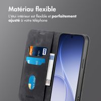 imoshion Étui de téléphone portefeuille Slim Oppo Reno 15F - Noir