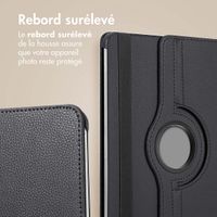 imoshion Coque tablette rotatif à 360° Samsung Galaxy Tab S10 Plus / Tab S9 Plus / Tab S9 FE Plus - Noir