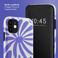 Selencia Coque arrière Vivid Apple iPhone 11 - Modern Bloom Sapphire Blue