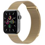 imoshion Bracelet magnétique milanais Apple Watch Series 1 á 9 / SE (38/40/41 mm) | Series 10 (42 mm) - Taille S - Champagne