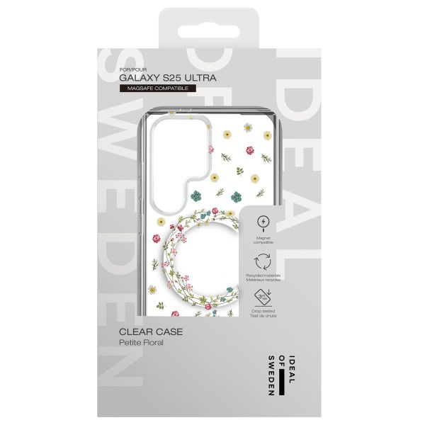iDeal of Sweden Coque Clear MagSafe Samsung Galaxy S25 Ultra - Petit Floral