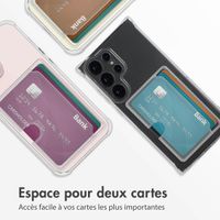 imoshion Coque silicone avec porte-cartes Samsung Galaxy S24 Ultra - Transparent