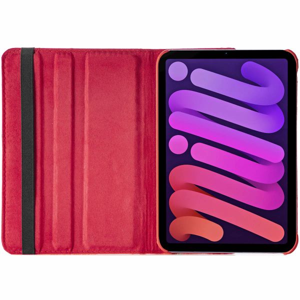 imoshion Coque tablette rotatif à 360° iPad Mini 7 (2024) / iPad Mini 6 (2021) - Rouge