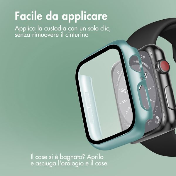 imoshion Coque rigide à couverture complète Apple Watch 4 / 5 / 6 / SE - 44 mm - Vert foncé
