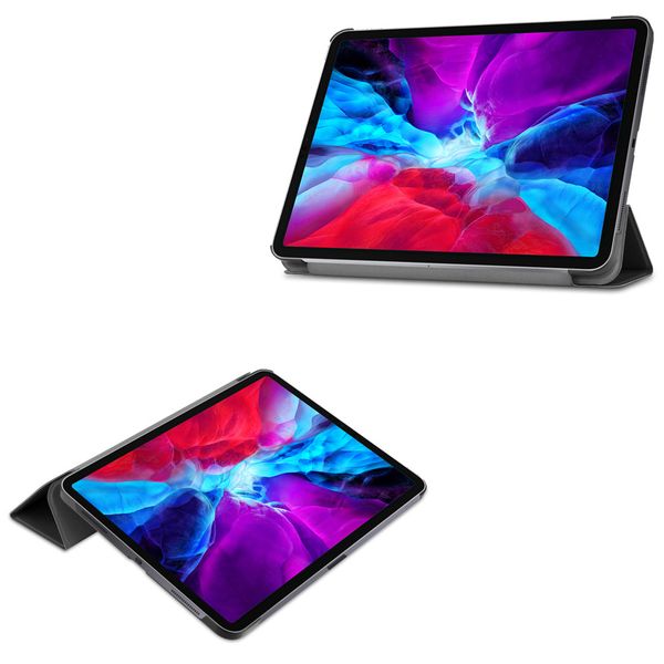imoshion Coque tablette Trifold Apple iPad Pro 12.9 (2020) / iPad Pro 12.9 (2018) - Noir