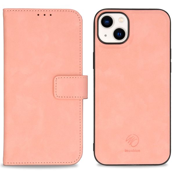 imoshion Etui de téléphone de type portefeuille de luxe 2-en-1 amovible iPhone 14 Plus - Rose