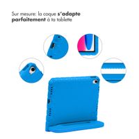 imoshion Coque kidsproof avec poignée Apple iPad 11 (2025) 11 pouces A16 / iPad 10 (2022) 10.9 pouces - Bleu