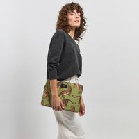 Wouf Daily Pochette ordinateur 15-16 pouces - Olive Leopard