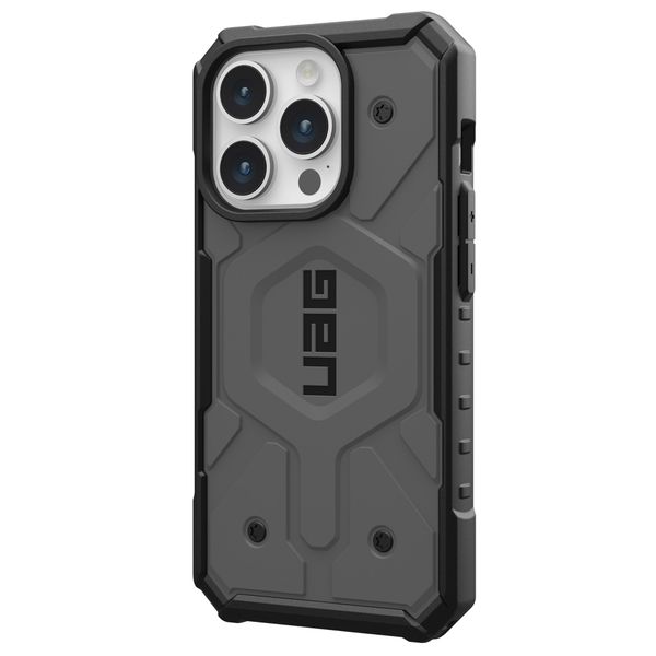 UAG Coque Pathfinder MagSafe iPhone 15 Pro - Argent