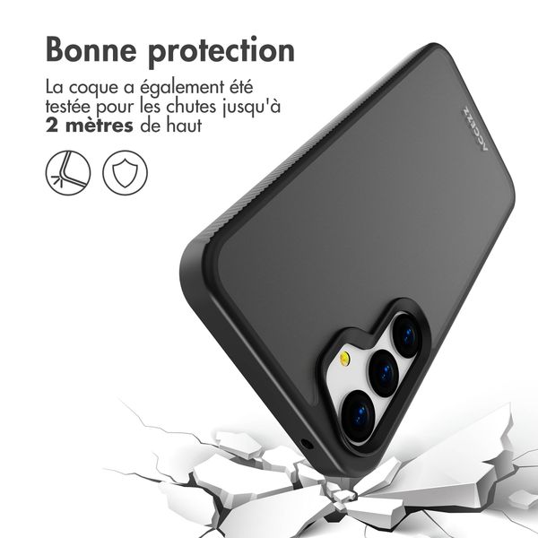 Accezz Coque Givrée Robuste Samsung Galaxy A35 - Noir