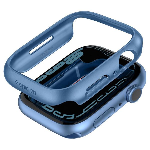 Spigen Thin Fit™ Case Apple Watch Series 7 / 8 / 9 - 45 mm - Bleu