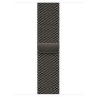 Apple Bracelet à boucle Milanais Apple Watch Series 1 t/m 9 / SE (38/40/41 mm) | Series 10 / 11 (42 mm) - Graphite