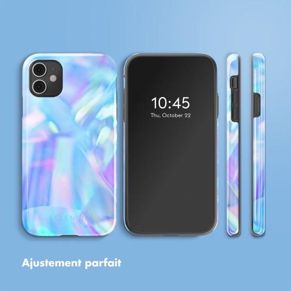 Selencia Coque arrière Vivid Tough iPhone 11 - Holographic Blue Dream