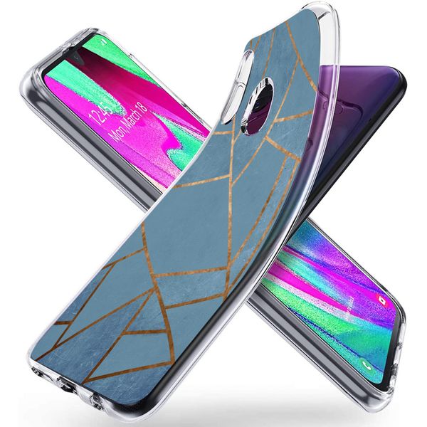 imoshion Coque Design Samsung Galaxy A40 - Blue Graphic